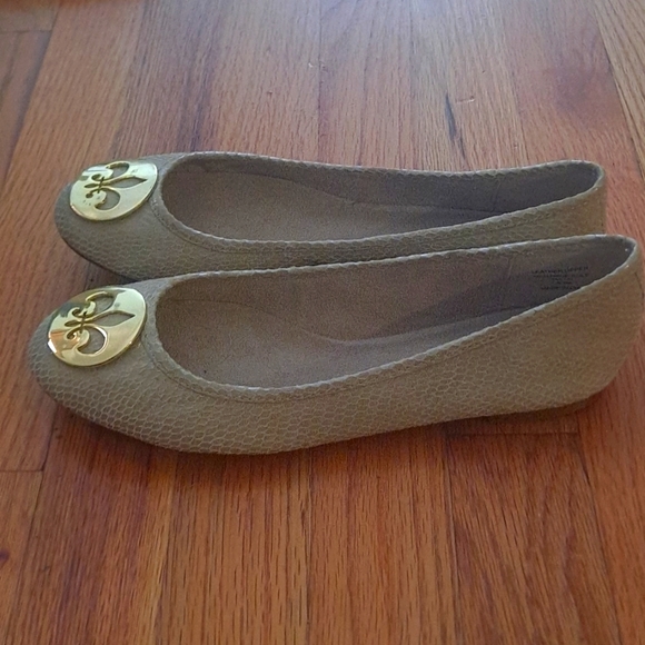 New Jeffrey Campbell Fleur De Lis Faux Snakeskin Leather Ballet Flats Si… - Picture 2 of 8